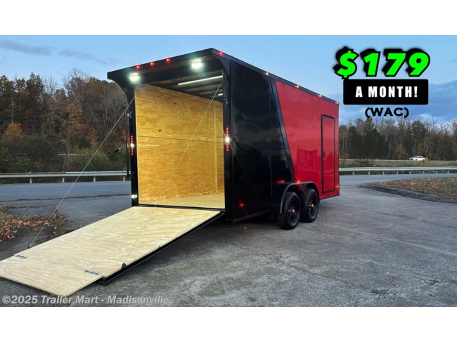 2025 Steel Pines Cargo 7' Tall with rear wing, aluminum wheels...