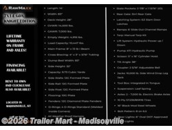 New 2026 RawMaxx GDX Knight Edition 7x14 14k available in Madisonville, Kentucky