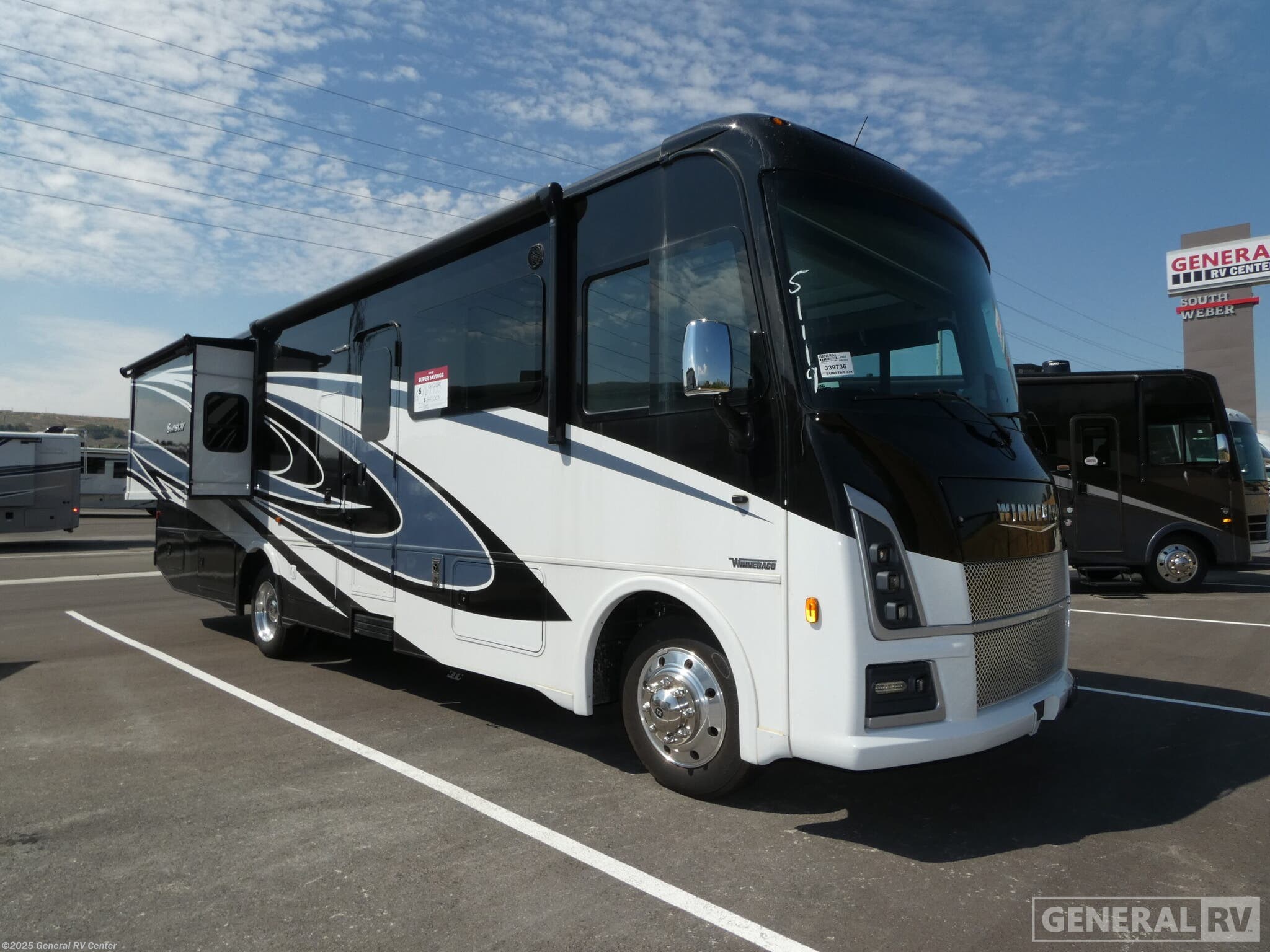 Email now about this 2025 Winnebago Sunstar 33K! New 2025 Winnebago Sunstar 33K available in South Weber, Utah