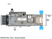 Call now about this 2025 Forest River Wildwood FSX 28VC! 2025 Forest River Wildwood FSX 28VC - New Toy Hauler For Sale by Fun Town - Grand Rapids in Rockford, Michigan features Slideout