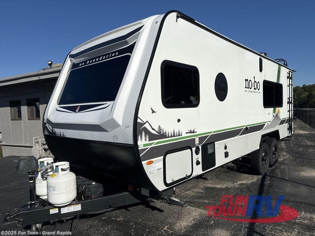 Contact us now about this 2023 Forest River No Boundaries NB19.1! 2023 No Boundaries NB19.1 by Forest River from Fun Town - Grand Rapids in Rockford, Michigan