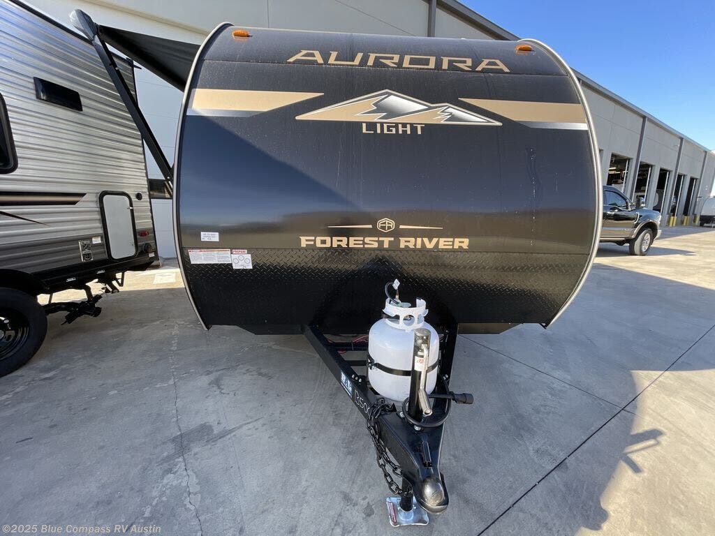 Email now about this 2026 Forest River Aurora Light 13BHX! New 2026 Forest River Aurora Light 13BHX available in Buda, Texas