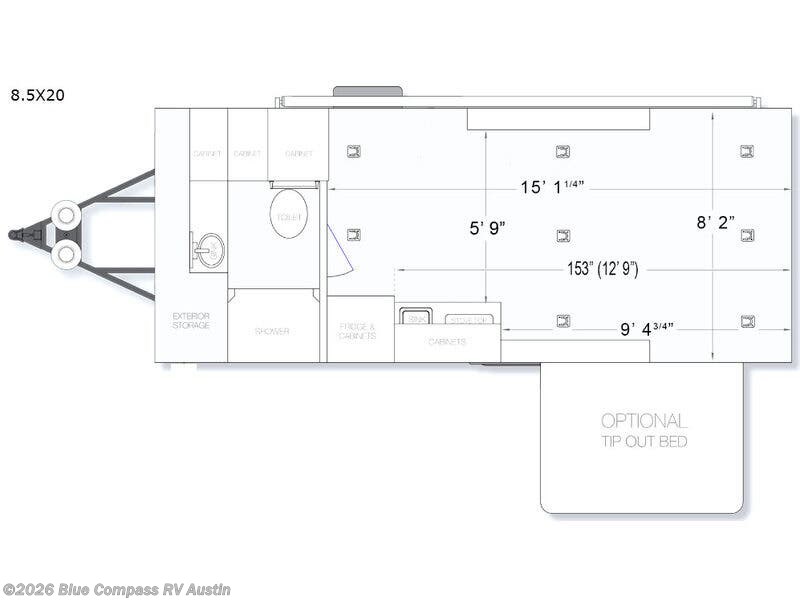 Call now about this 2017 ATC ATC Toy Hauler 8.5X20! 2017 ATC ATC Toy Hauler 8.5X20 - Used Toy Hauler For Sale by Blue Compass RV Austin in Buda, Texas