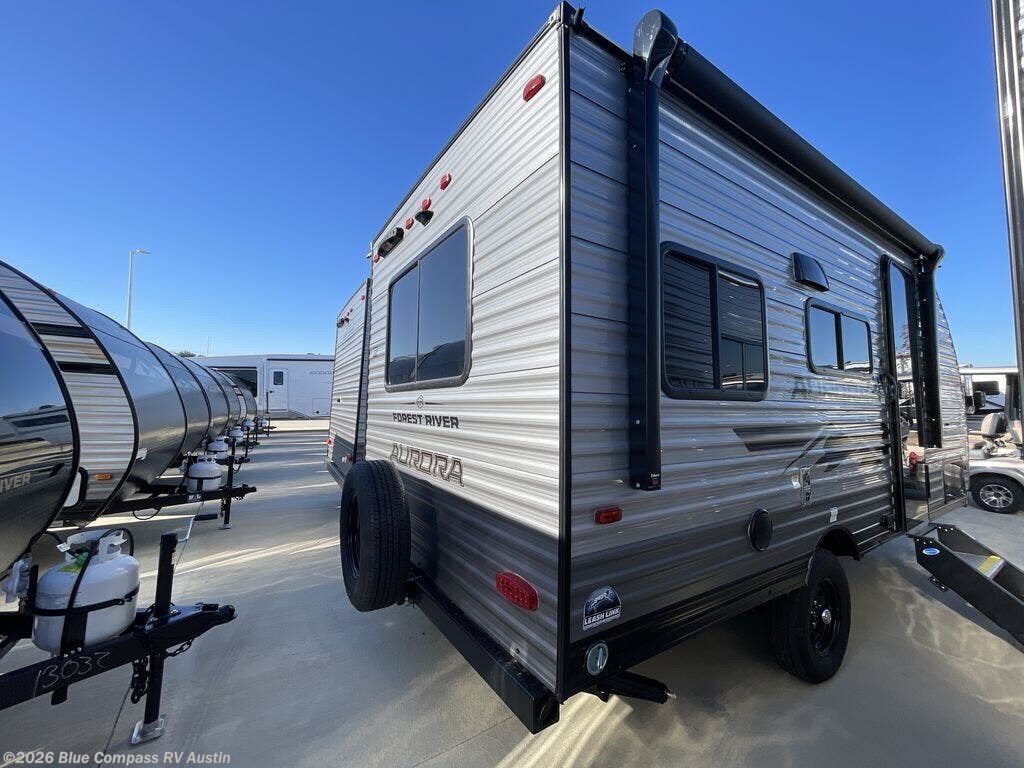 Contact us now about this 2026 Forest River Aurora Light 15RDX! 2026 Aurora Light 15RDX by Forest River from Blue Compass RV Austin in Buda, Texas
