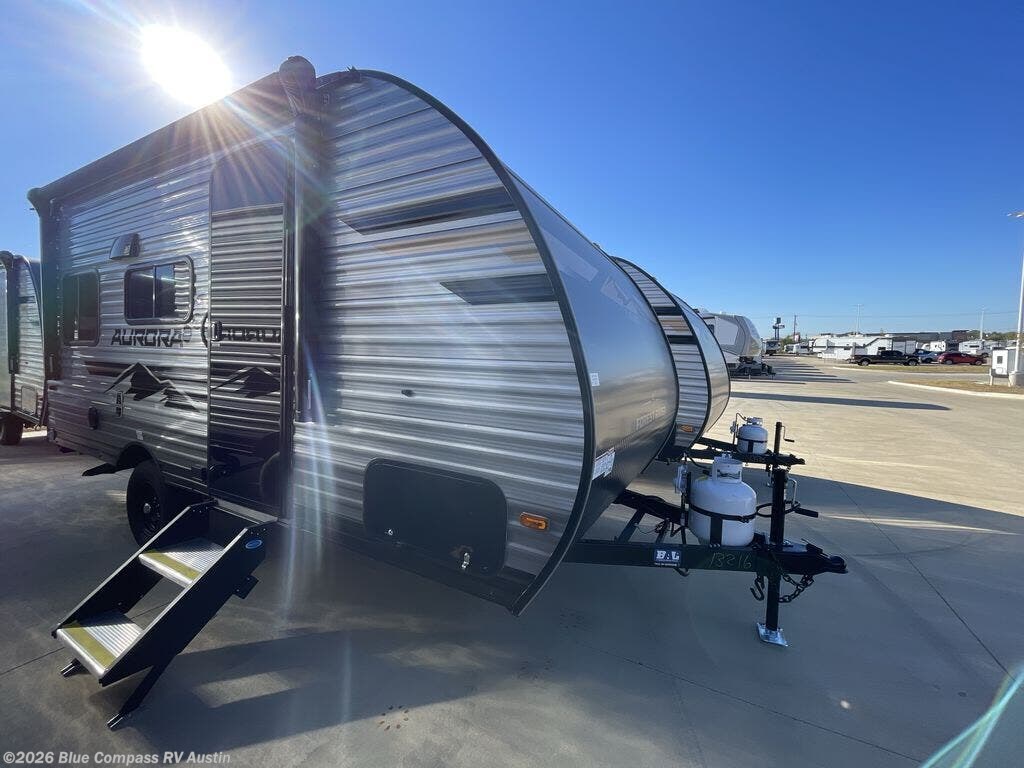 Email now about this 2026 Forest River Aurora Light 15RDX! New 2026 Forest River Aurora Light 15RDX available in Buda, Texas