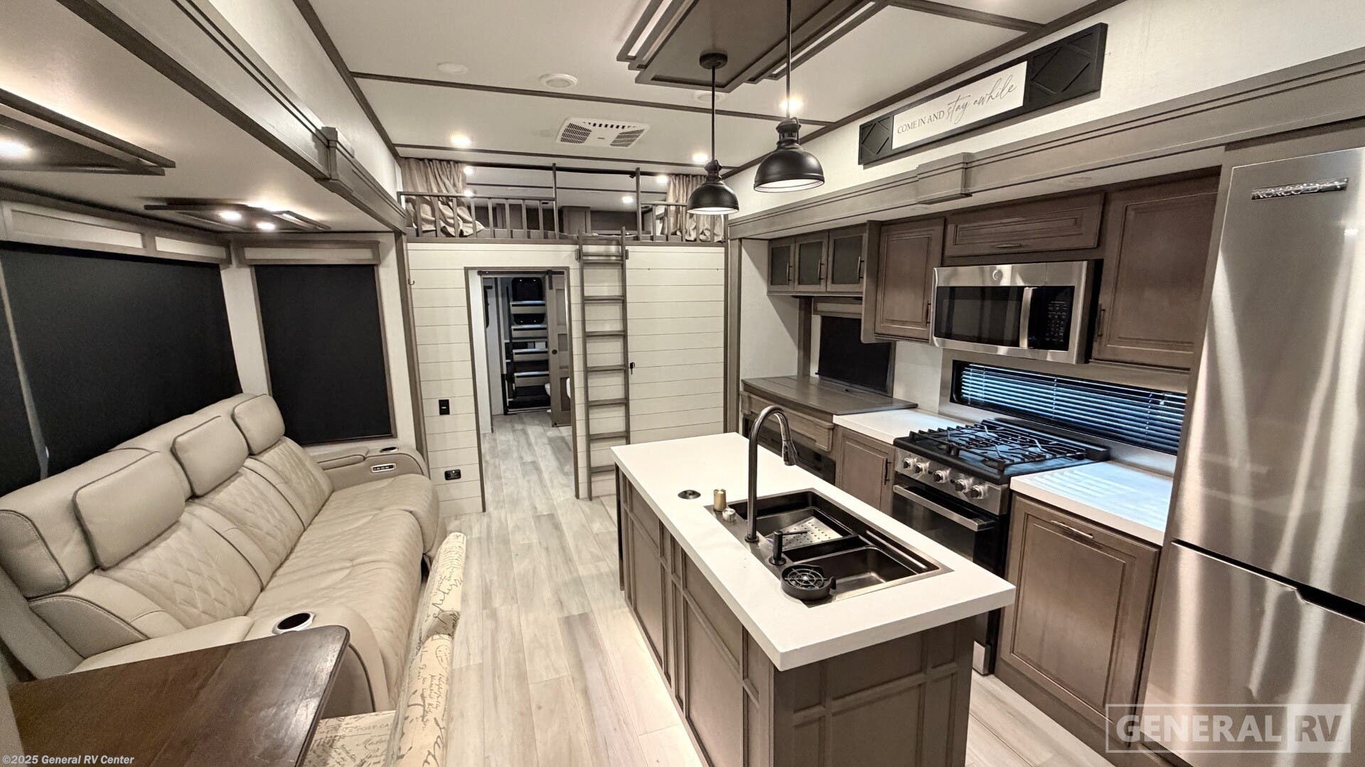 Call now about this 2025 Grand Design Solitude 391DL! 2025 Grand Design Solitude 391DL - Used Fifth Wheel For Sale by General RV Center in Mesa, Arizona