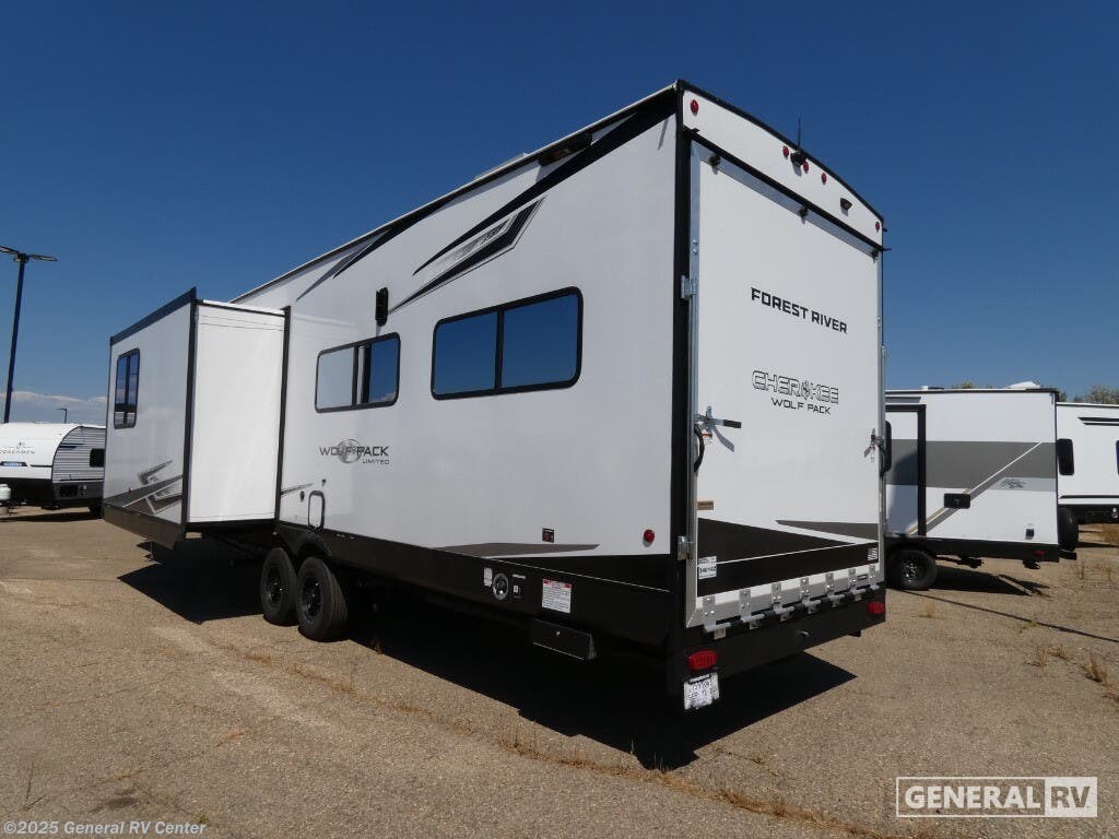 Contact us now about this 2025 Forest River Cherokee Wolf Pack 365PACK15.5! 2025 Cherokee Wolf Pack 365PACK15.5 by Forest River from General RV Center in Longmont, Colorado