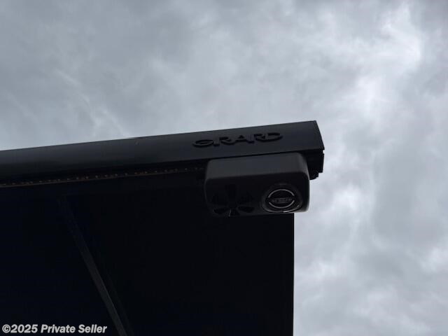 Speakers built into the power awning