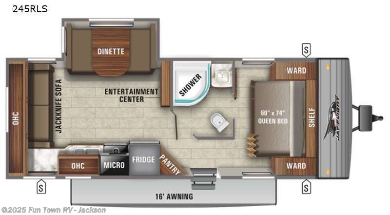 Call now about this 2021 Jayco Jay Flight 245RLS! 2021 Jayco Jay Flight 245RLS - Used Travel Trailer For Sale by Fun Town RV - Jackson in Jackson, Mississippi features Slideout