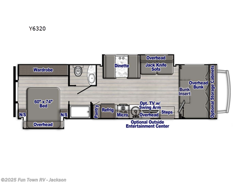 Call now about this 2026 Gulf Stream Yellowstone Y6320! 2026 Gulf Stream Yellowstone Y6320 - New Class C For Sale by Fun Town RV - Jackson in Jackson, Mississippi features Slideout