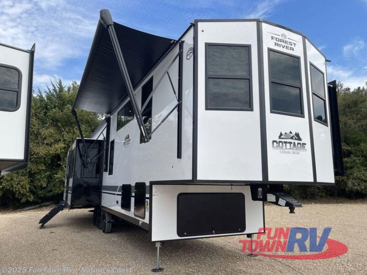 Email now about this 2026 Forest River Cedar Creek Cottage Fifth Wheels 412FWC! New 2026 Forest River Cedar Creek Cottage Fifth Wheels 412FWC available in Crystal River, Florida
