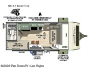 Call now about this 2026 Forest River No Boundaries NB18.7 Beast Mode! 2026 Forest River No Boundaries NB18.7 Beast Mode - New Travel Trailer For Sale by Fun Town RV - Las Vegas in Las Vegas, Nevada