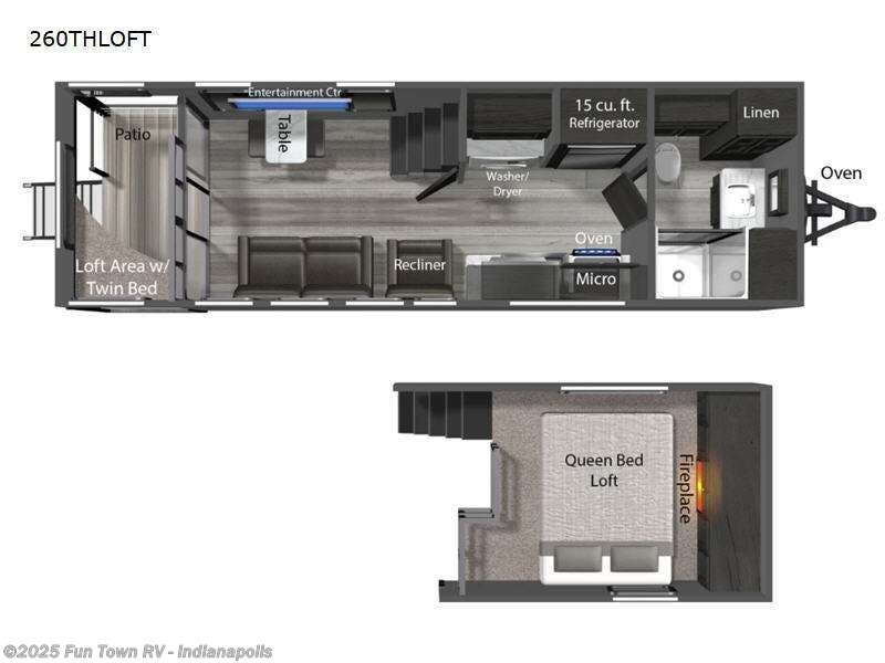 Call now about this 2024 Dutchmen Aspen Trail Loft 260THLOFT! 2024 Dutchmen Aspen Trail Loft 260THLOFT - New Destination Trailer For Sale by Fun Town RV - Indianapolis in EDINBURGH, Indiana