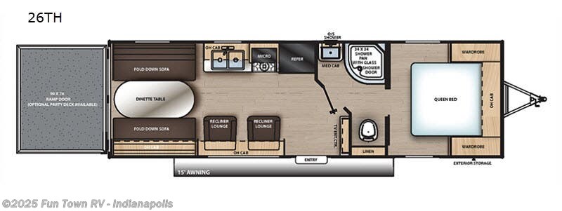 Call now about this 2019 Coachmen Catalina Trail Blazer 26TH! 2019 Coachmen Catalina Trail Blazer 26TH - Used Toy Hauler For Sale by Fun Town RV - Indianapolis in EDINBURGH, Indiana