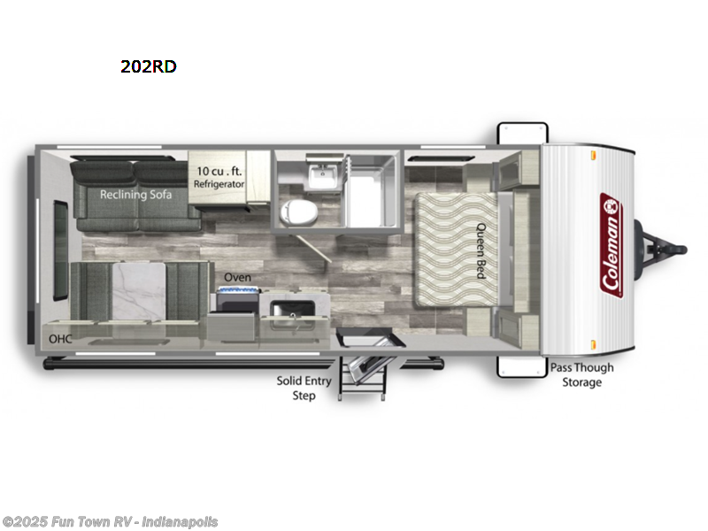 Call now about this 2022 Coleman Lantern LT Series 202RD! 2022 Coleman Lantern LT Series 202RD - Used Travel Trailer For Sale by Fun Town RV - Indianapolis in EDINBURGH, Indiana