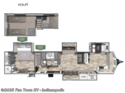 Call now about this 2026 Forest River Puma Vista 403LFT! 2026 Forest River Puma Vista 403LFT - New Destination Trailer For Sale by Fun Town RV - Indianapolis in EDINBURGH, Indiana features Slideout