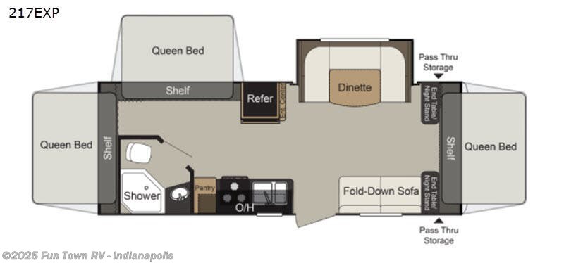 Email now about this 2018 Keystone Passport 217EXP Express! Used 2018 Keystone Passport 217EXP Express available in EDINBURGH, Indiana