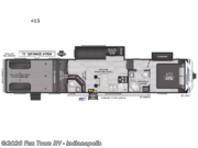 Call now about this 2025 Keystone Fuzion Impact Edition 415! 2025 Keystone Fuzion Impact Edition 415 - New Toy Hauler For Sale by Fun Town RV - Indianapolis in EDINBURGH, Indiana features Slideout