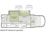 Floorplan of 2021 Tiffin Wayfarer 25 RW Located in Gulfport, Florida
