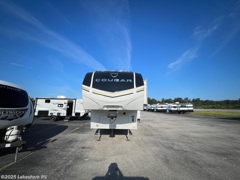 Contact us now about this 2026 Keystone Cougar Half-Ton 24RDS! 2026 Cougar Half-Ton 24RDS by Keystone from Lakeshore RV in Muskegon, Michigan