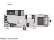 Call now about this 2026 Keystone Cougar Sport 2400RE! 2026 Keystone Cougar Sport 2400RE - New Fifth Wheel For Sale by Lakeshore RV in Muskegon, Michigan features Slideout