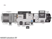 Call now about this 2025 Keystone Raptor 441! 2025 Keystone Raptor 441 - New Toy Hauler For Sale by Lakeshore RV in Muskegon, Michigan features Slideout
