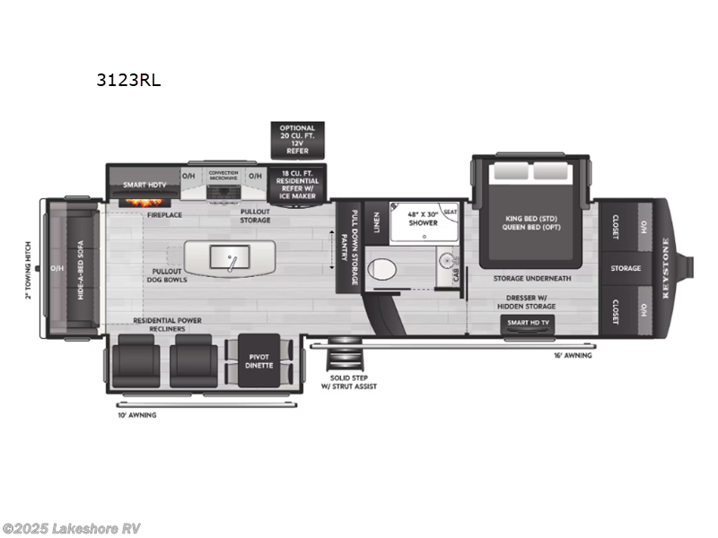 Email now about this 2026 Keystone Montana 3123RL! New 2026 Keystone Montana 3123RL available in Muskegon, Michigan