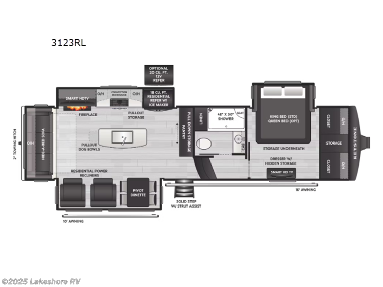 Email now about this 2026 Keystone Montana 3123RL! New 2026 Keystone Montana 3123RL available in Muskegon, Michigan