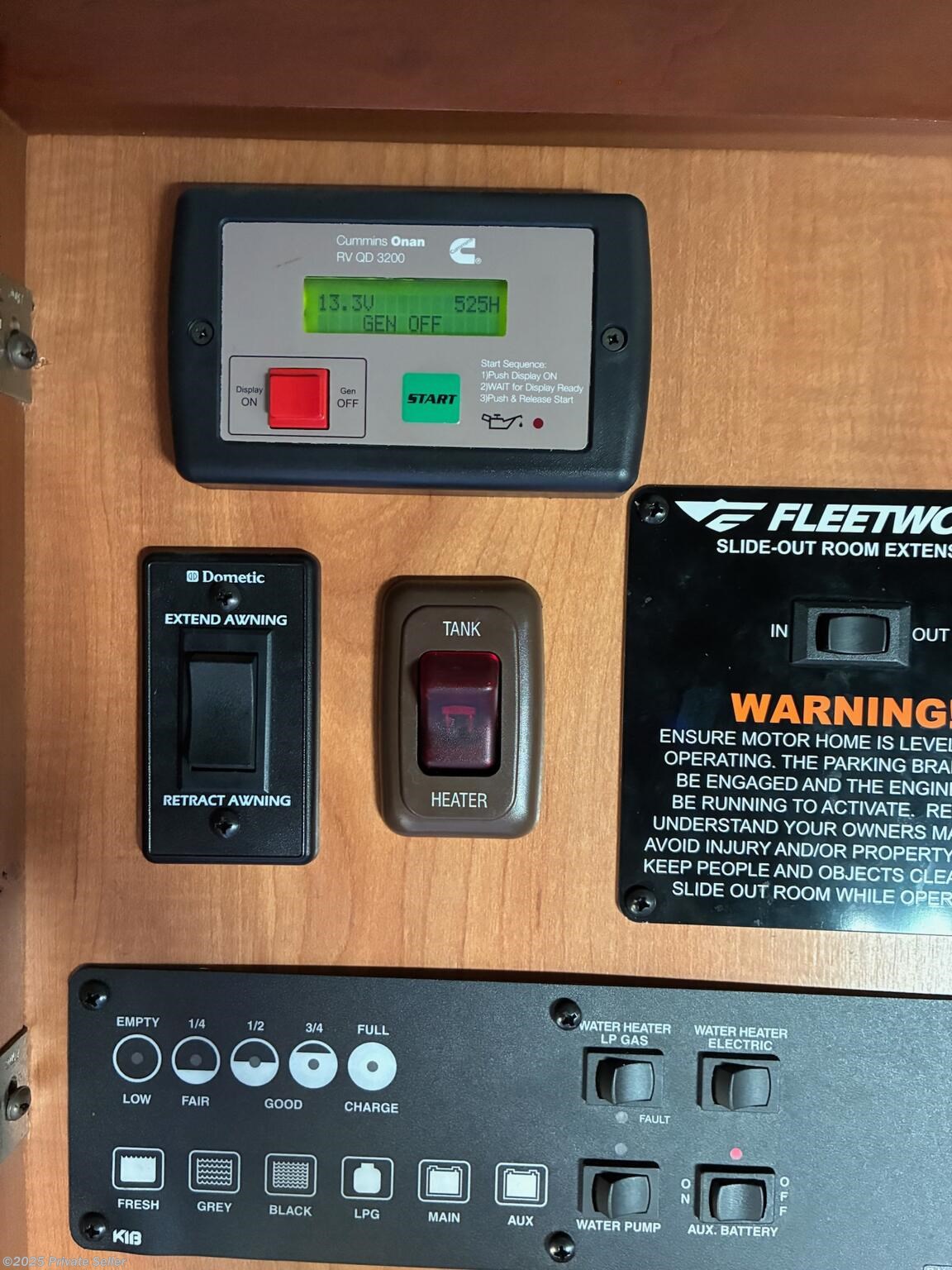 Generator at 525H and House Panel