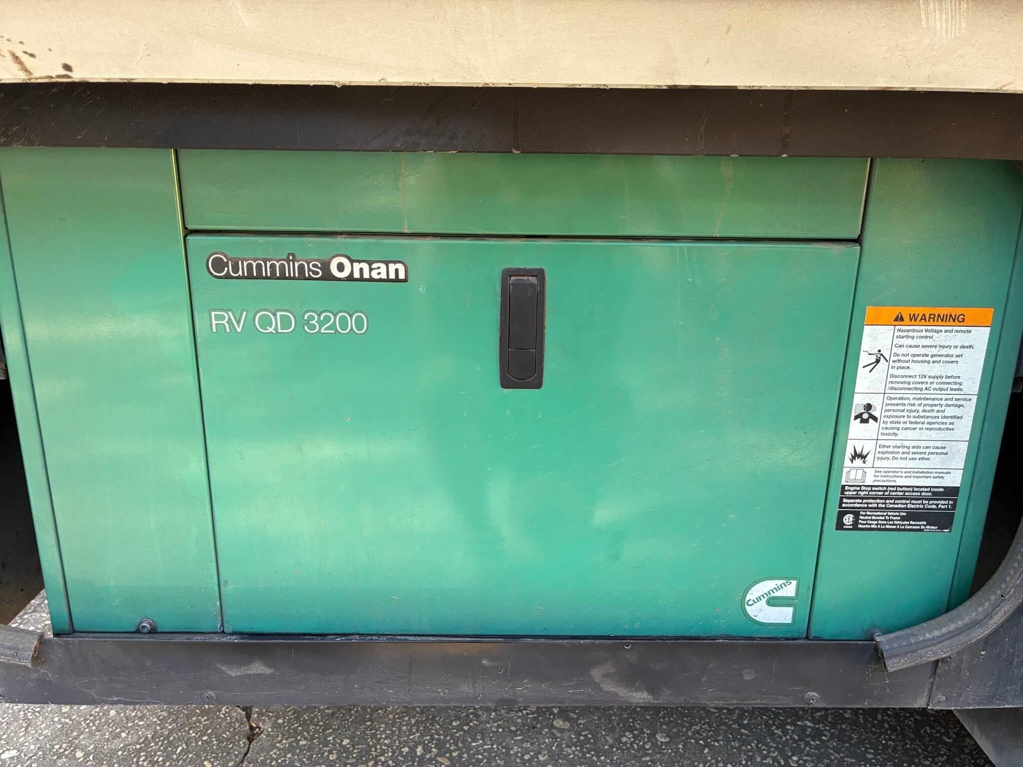 Cummins Onan RV QD 3200 Diesel Generator - External