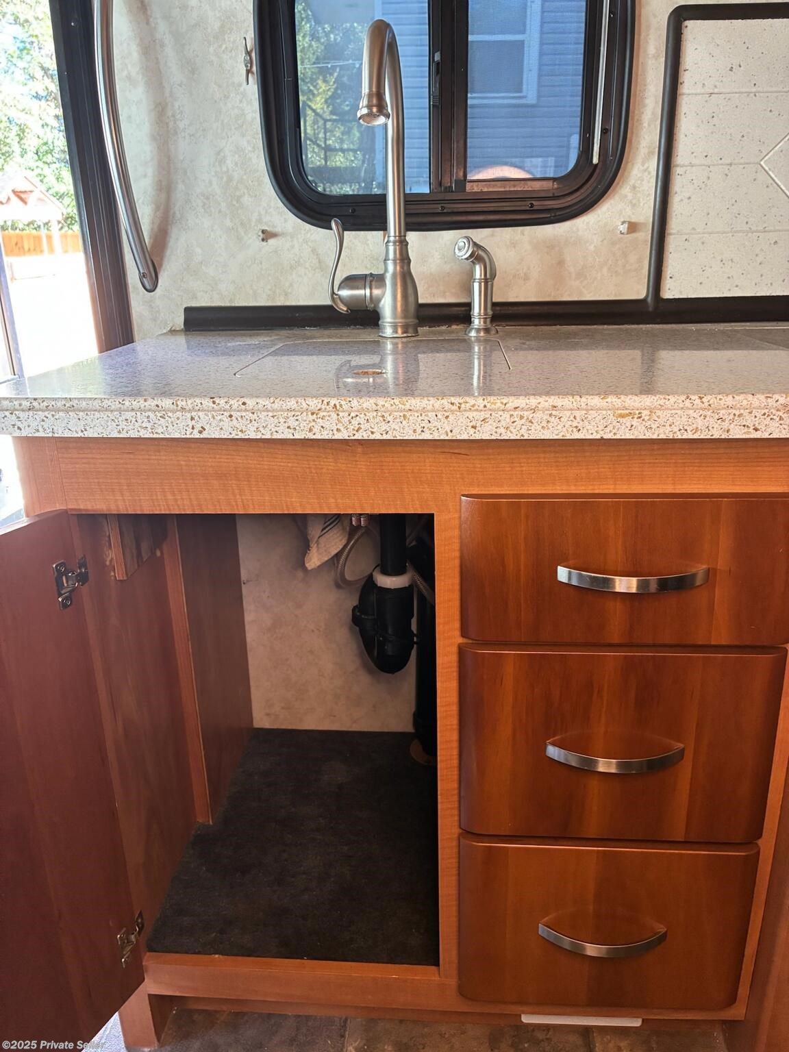 Kitchen Sink Under Storage and (3) Three Drawers