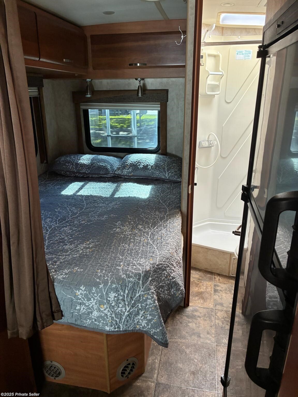 Bed, Bathroom, Refrigerator