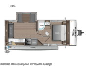 Call now about this 2024 Jayco Jay Feather 24RL! 2024 Jayco Jay Feather 24RL - Used Travel Trailer For Sale by Blue Compass RV South Raleigh in Benson, North Carolina features Slideout
