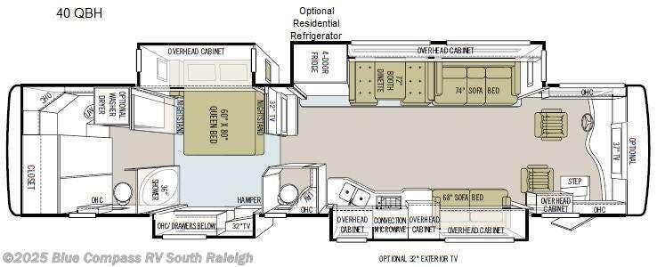 Call now about this 2012 Tiffin Phaeton 40 QBH! 2012 Tiffin Phaeton 40 QBH - Used Class A For Sale by Blue Compass RV South Raleigh in Benson, North Carolina features Slideout