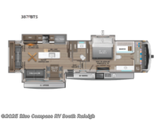 Call now about this 2026 Jayco North Point 387FBTS! 2026 Jayco North Point 387FBTS - New Fifth Wheel For Sale by Blue Compass RV South Raleigh in Benson, North Carolina features Slideout