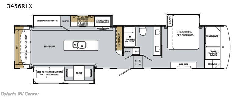 Call now about this 2019 Forest River Cardinal Luxury 3456RLX! 2019 Forest River Cardinal Luxury 3456RLX - Used Fifth Wheel For Sale by Campers Inn RV Signature Collection in Sewell, New Jersey features Slideout
