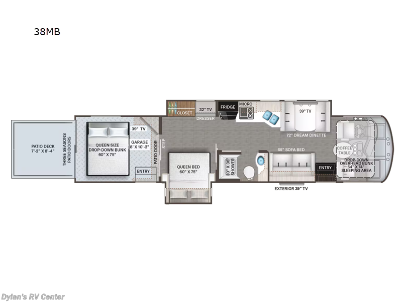 Call now about this 2022 Thor Outlaw 38MB! 2022 Thor Outlaw 38MB - Used Toy Hauler For Sale by Campers Inn RV Signature Collection in Sewell, New Jersey features Slideout