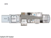 Call now about this 2022 Thor Outlaw 38MB! 2022 Thor Outlaw 38MB - Used Toy Hauler For Sale by Campers Inn RV Signature Collection in Sewell, New Jersey features Slideout