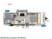 Call now about this 2026 Forest River Cherokee Grey Wolf 23DBH! 2026 Forest River Cherokee Grey Wolf 23DBH - New Travel Trailer For Sale by Blue Compass RV Hickory in Claremont, North Carolina features Slideout