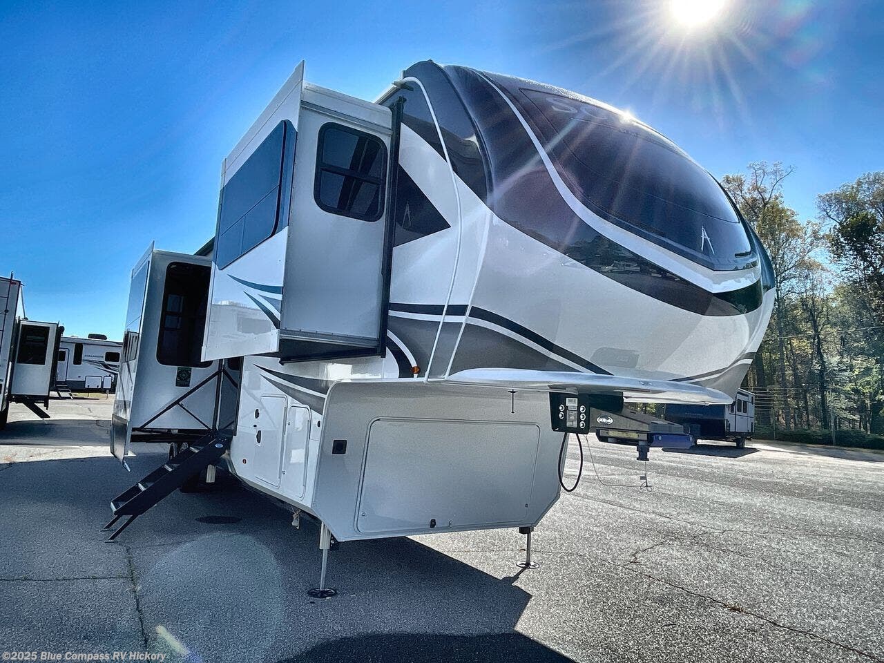 Contact us now about this 2026 Grand Design Solitude 380FL! 2026 Solitude 380FL by Grand Design from Blue Compass RV Hickory in Claremont, North Carolina