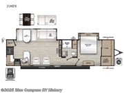 Call now about this 2026 Forest River Aurora 31KDS! 2026 Forest River Aurora 31KDS - New Travel Trailer For Sale by Blue Compass RV Hickory in Claremont, North Carolina features Slideout