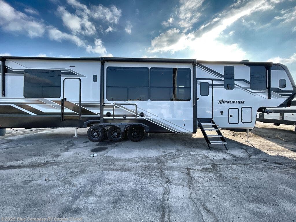 Call now about this 2026 Grand Design Momentum M-Class 395MS! 2026 Grand Design Momentum M-Class 395MS - New Fifth Wheel For Sale by Blue Compass RV Corpus Christi in Corpus Christi, Texas