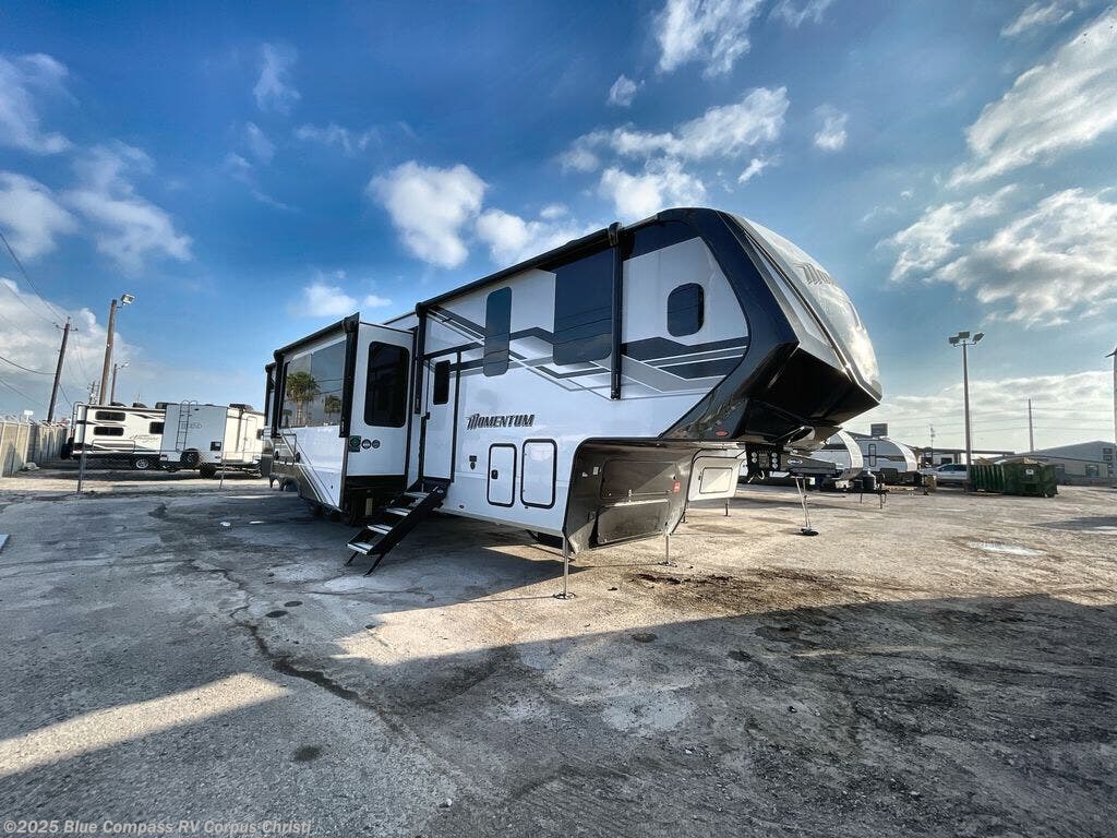 Contact us now about this 2026 Grand Design Momentum M-Class 395MS! 2026 Momentum M-Class 395MS by Grand Design from Blue Compass RV Corpus Christi in Corpus Christi, Texas