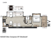 Call now about this 2025 Forest River Aurora 31KDS! 2025 Forest River Aurora 31KDS - New Travel Trailer For Sale by Blue Compass RV Cincinnati in Cincinnati, Ohio features Slideout