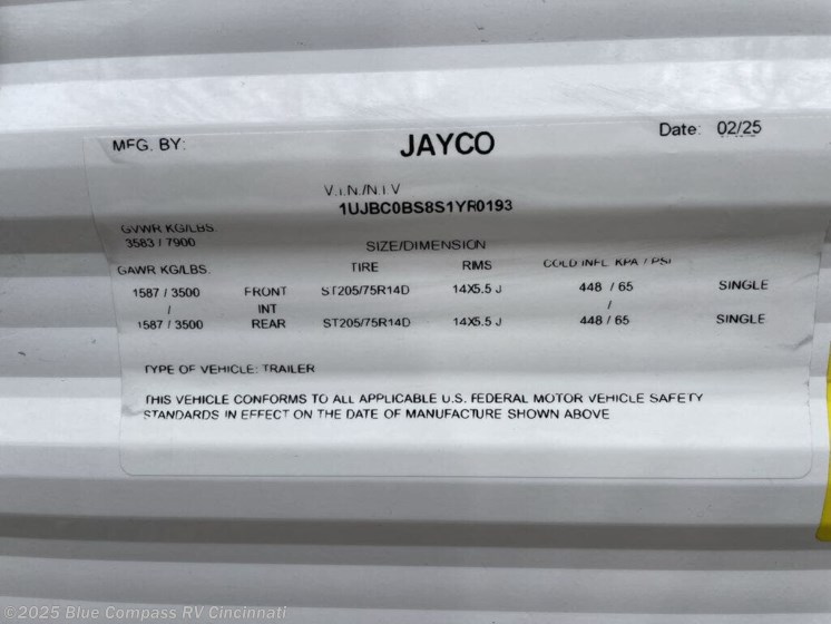 Email now about this 2025 Jayco Jay Flight SLX 287BHS! New 2025 Jayco Jay Flight SLX 287BHS available in Cincinnati, Ohio