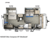 Call now about this 2025 Forest River Flagstaff Micro Lite 25FKBS! 2025 Forest River Flagstaff Micro Lite 25FKBS - New Travel Trailer For Sale by Blue Compass RV Cincinnati in Cincinnati, Ohio features Slideout