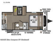 Call now about this 2025 Venture RV Sonic Lite SL169VRK! 2025 Venture RV Sonic Lite SL169VRK - New Travel Trailer For Sale by Blue Compass RV Cincinnati in Cincinnati, Ohio features Slideout