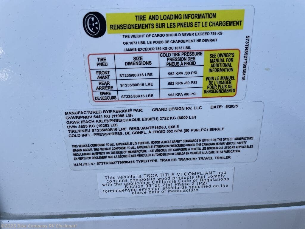 New 2026 Grand Design Reflection 345RLTS available in Cincinnati, Ohio