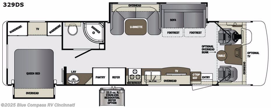 Call now about this 2017 Forest River Georgetown 329DS! 2017 Forest River Georgetown 329DS - Used Class A For Sale by Blue Compass RV Cincinnati in Cincinnati, Ohio features Slideout