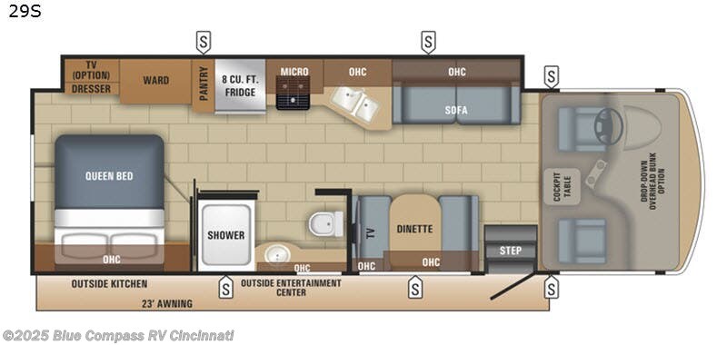 Call now about this 2018 Jayco Alante 29S! 2018 Jayco Alante 29S - Used Class A For Sale by Blue Compass RV Cincinnati in Cincinnati, Ohio features Slideout